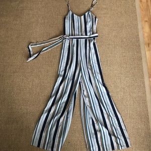 Stunning Stripe Adjustable Jumpsuit
